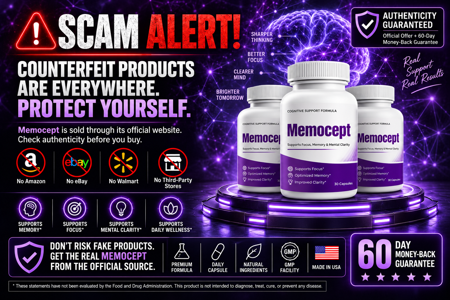 Checking whether MemoCept is a legitimate supplement or a scam